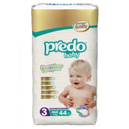 Подгузники Predo Baby Подгузники № 3 средний (4-9 кг) 44 шт.