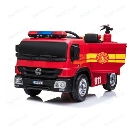 Детский электромобиль Hollicy пожарная машина с игровым набором - SX1818